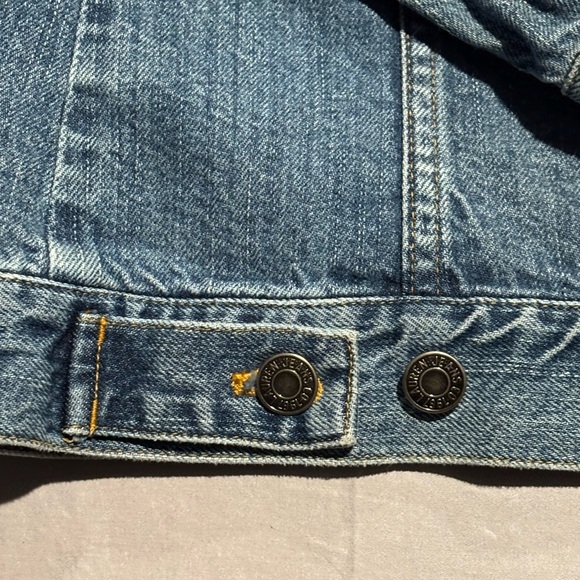 Vintage Ralph Lauren Jeans Co Denim Jacket Leather Patch Horse Logo Size M - Picture 8 of 9